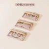 New velvet jewelry flip-top envelope bag, jewelry necklace, jade suede bag, microfiber concealed buckle storage bag Specification image